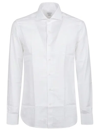 Orian Long-sleeved Cotton Shirt In White
