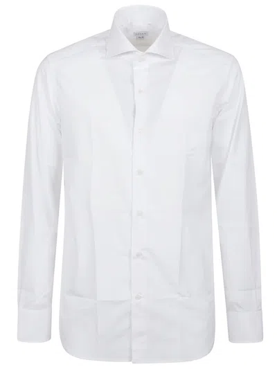 Orian Long Sleeve Slim Shirt In White