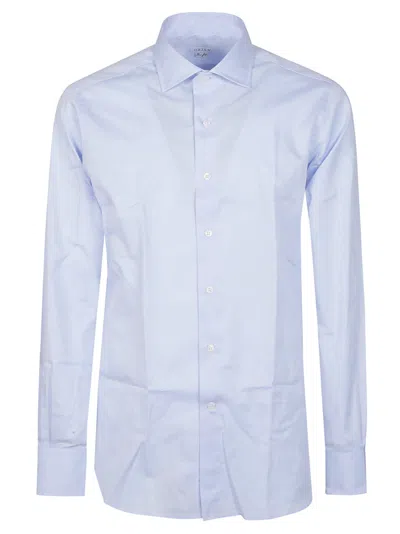 Orian Long Sleeve Slim Shirt In Blue