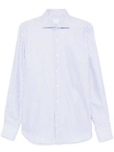 Orian Striped Shirt In Blue