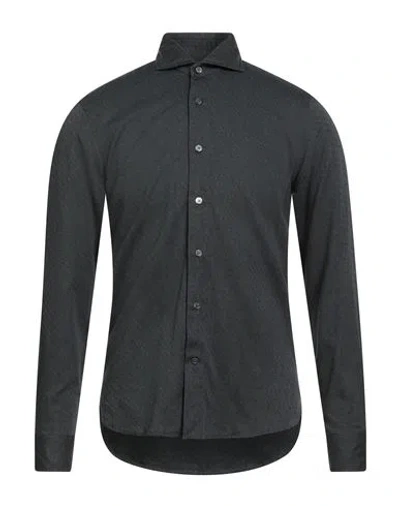Orian Vintage Man Shirt Charcoal Size 15 ½ Cotton In Gray