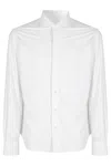 Orian White Slim-fit Shirt With Classic Collar In White