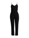 Oriana Woman Jumpsuit Black Size M/l Polyester, Elastane In Black