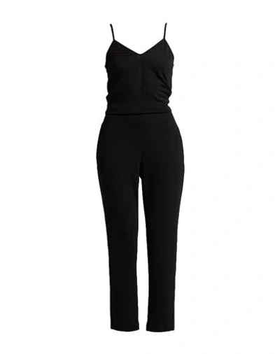 Oriana Woman Jumpsuit Black Size M/l Polyester, Elastane