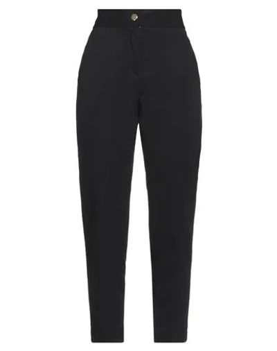 Oriana Woman Pants Black Size L Viscose, Polyamide, Elastane