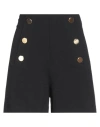 Oriana Woman Shorts & Bermuda Shorts Black Size Xs/s Polyurethane