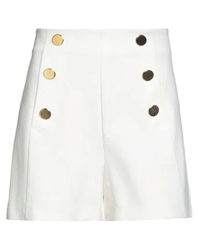 Oriana Woman Shorts & Bermuda Shorts White Size M/l Polyurethane