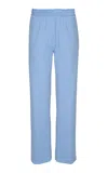 Oriane 1986 The Jogger Striped Straight-leg Pants In Blue