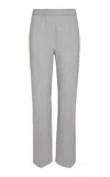 Oriane 1986 The Jogger Striped Straight-leg Pants In Gray