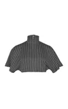Oriane 1986 The Top Mockneck Crop Top In Multi