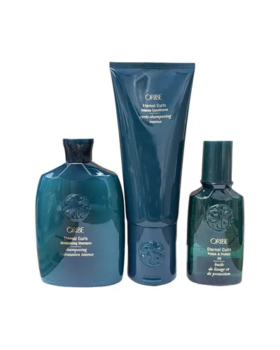 Oribe 18.7oz Eternal Curls Moisturizing 3pc Set In Blue