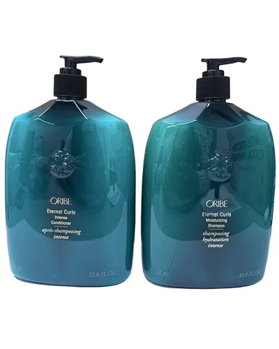 Oribe 67.6oz Duo Eternal Curls Intense Conditioner & Shampoo In Blue