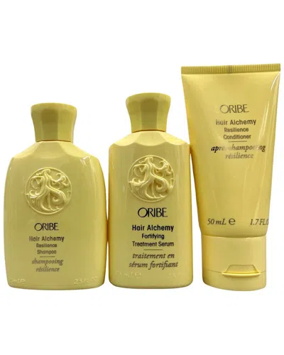 Oribe 6.7oz Hair Alchemy Trio Travel Set In Transparent