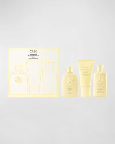 Oribe Hair Alchemy Discovery Collection In White