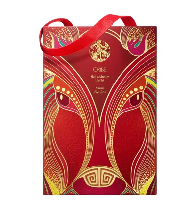Oribe Hair Alchemy Liter Gift Set - Lunar New Year Edition In Red
