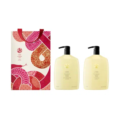 Oribe Lunar New Year Hair Alchemy Liter Set (limited Edition) In Transparent