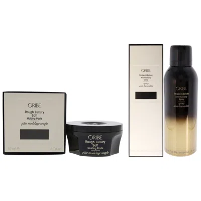 Oribe Rough Luxury Soft Molding Paste And Impermeable Anti-humidity Spray Kit By  For Unisex - 2 Pc K In Transparent