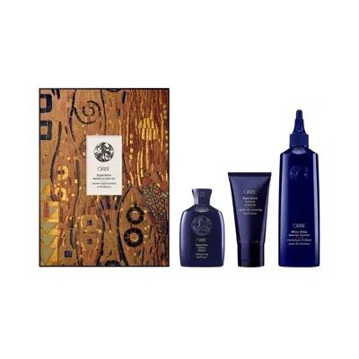 Oribe Supershine Hydration & Shine Set (limited Edition) In Blue