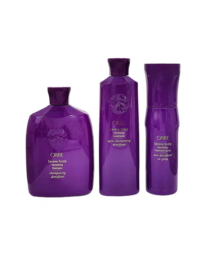 Oribe Trio Serene Scalp Densifying Shampoo 3pc Set