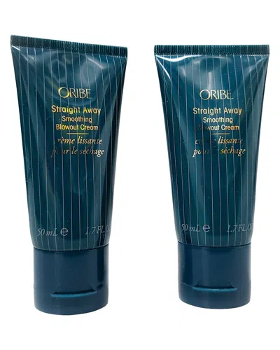 Oribe Unisex 2 Pack Straight Away Cream Travel Size