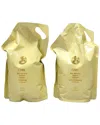 Oribe Unisex 33.8oz Refill Duo Hair Alchemy Resilience Shampoo & Conditioner In Transparent