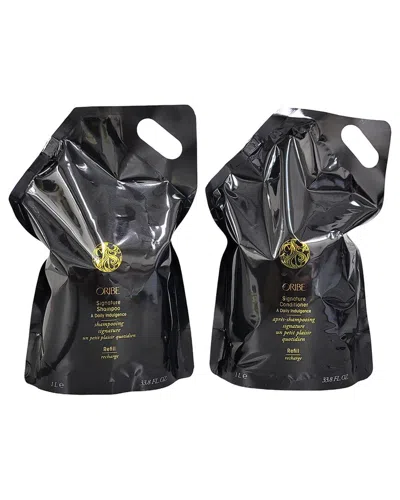 Oribe Unisex 33.8oz Refill Duo Signature Shampoo & Conditioner