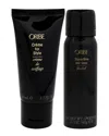 Oribe Unisex Superfine Hairspray And Creme For Style 2pc Kit