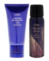 Oribe Unisex Supershine Moisturizing Cream And Apres Beach Wave & Shine Spray  2pc Kit