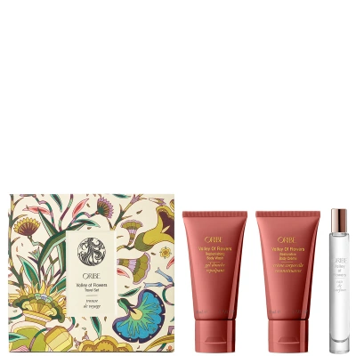 Oribe Valley Of Flowers Travel Set (worth $69) In White
