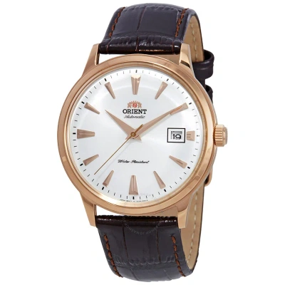 Orient 2nd Generation Bambino Automatic White Dial Men's Watch Fac00002w0 In Brown / Gold Tone / Rose / Rose Gold Tone / White