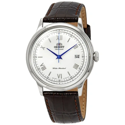 Orient 2nd Generation Bambino Automatic White Dial Men's Watch Fac00009w0 In Blue / Brown / White