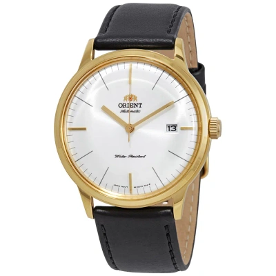 Orient 2nd Generation Bambino Automatic White Dial Men's Watch Fac0000bw0 In Black / Gold Tone / White / Yellow