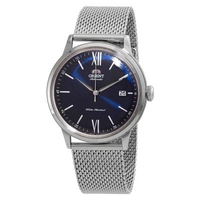 Orient Automatic Blue Dial Stainless Steel Mesh Men's Watch Ra-ac0019l10b