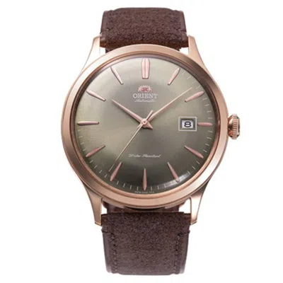 Orient Automatic Green Dial Men's Watch Ra-ac0p04y In Brown