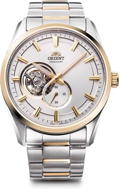 Pre-owned Orient Automatic Watch Contemporary Semi-skeleton Open Heart Rn-ar0006s Men's