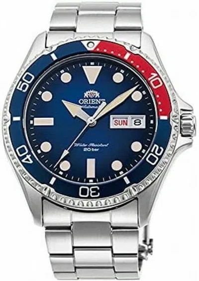 Pre-owned Orient Automatic Watch Diver Design Rn-aa0812l Men's Silver
