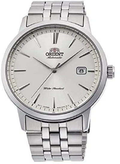 Pre-owned Orient Automatic Watch Mechanical Automatic Rn-ac0f02s Men's White Silver
