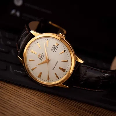Pre-owned Orient Bambino 2nd Generation Automatic Watch Date Ac00003w Made In Japan