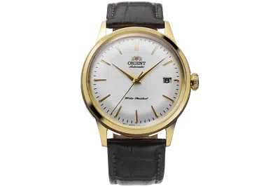 Pre-owned Orient Bambino 38mm Ra-ac0m01s10b Ra-ac0m01s