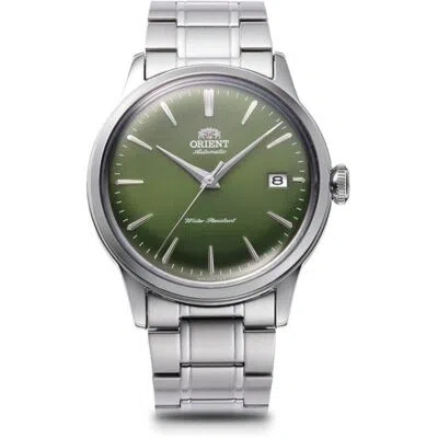 Pre-owned Orient Bambino 38mm Rn-ac0m09e Men's Mechanical Watch, Glass Green From Japan