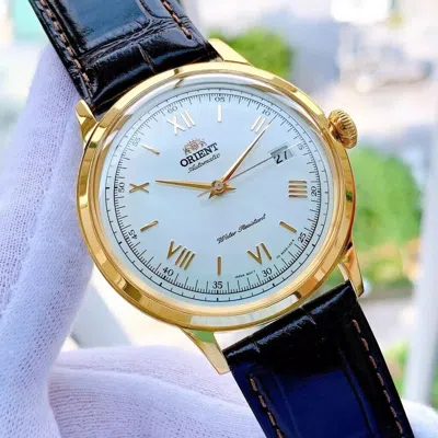 Pre-owned Orient Bambino Sac00007w0 Classic Automatic White Men's Watch In Box