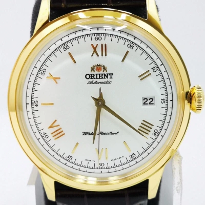 Pre-owned Orient Bambino Sac00007w0 White Classic Automatic Men's Watch In Box