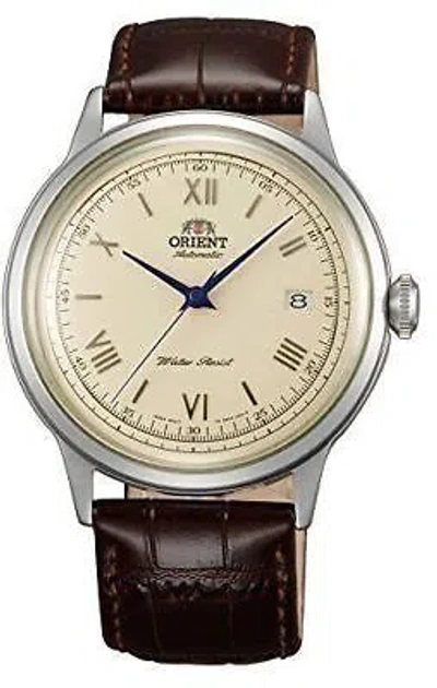 Pre-owned Orient Bambino Sac00009n0 Mechanical Automatic Men's Watch Calf Leather