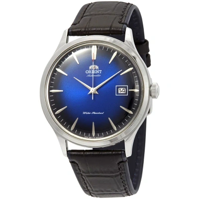 Orient Bambino Version 4 Automatic Blue Dial Men's Watch Fac08004d0 In Black / Blue