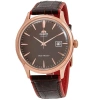 ORIENT ORIENT BAMBINO VERSION 4 AUTOMATIC BROWN DIAL MEN'S WATCH FAC08001T0