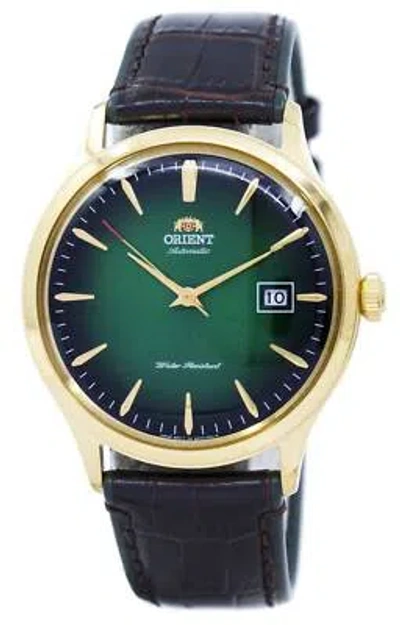 Pre-owned Orient Bambino Version 4 Automatic Emerald/green Dial Fac08002f0 30m Mens Watch