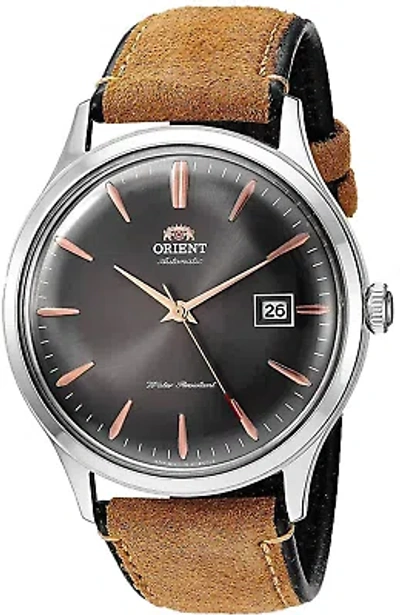 Pre-owned Orient 'bambino Version 4' Japanese Automatic/hand Winding Stainless Steel And