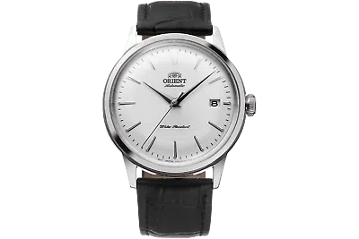Pre-owned Orient Bambino Version 7 38mm Ra-ac0m03s10b Ra-ac0m03s White Dial