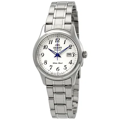 Orient Charlene Automatic White Dial Ladies Watch Fnr1q00aw In Metallic