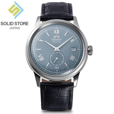 Pre-owned Orient Classic Bambino 38 Rn-ap0103l Mechanical Automatic Watch Blue Dial 38.4mm